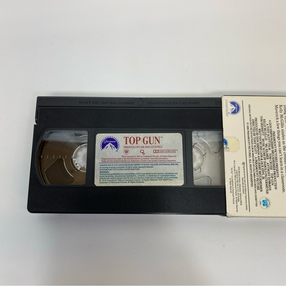 ✨💎3 for 9$💎✨ Top Gun VHS tape - Picture 6 of 6